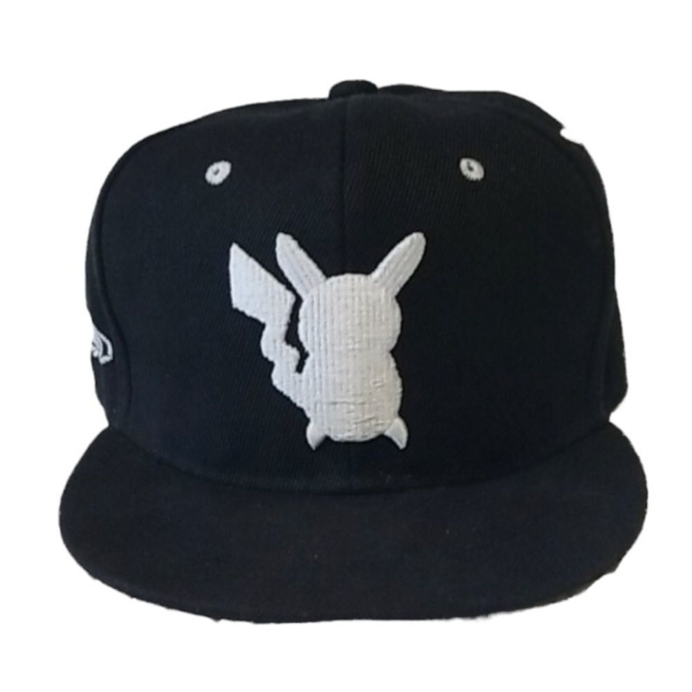 Youth Embroidered Pokémon Black Snapback Hat